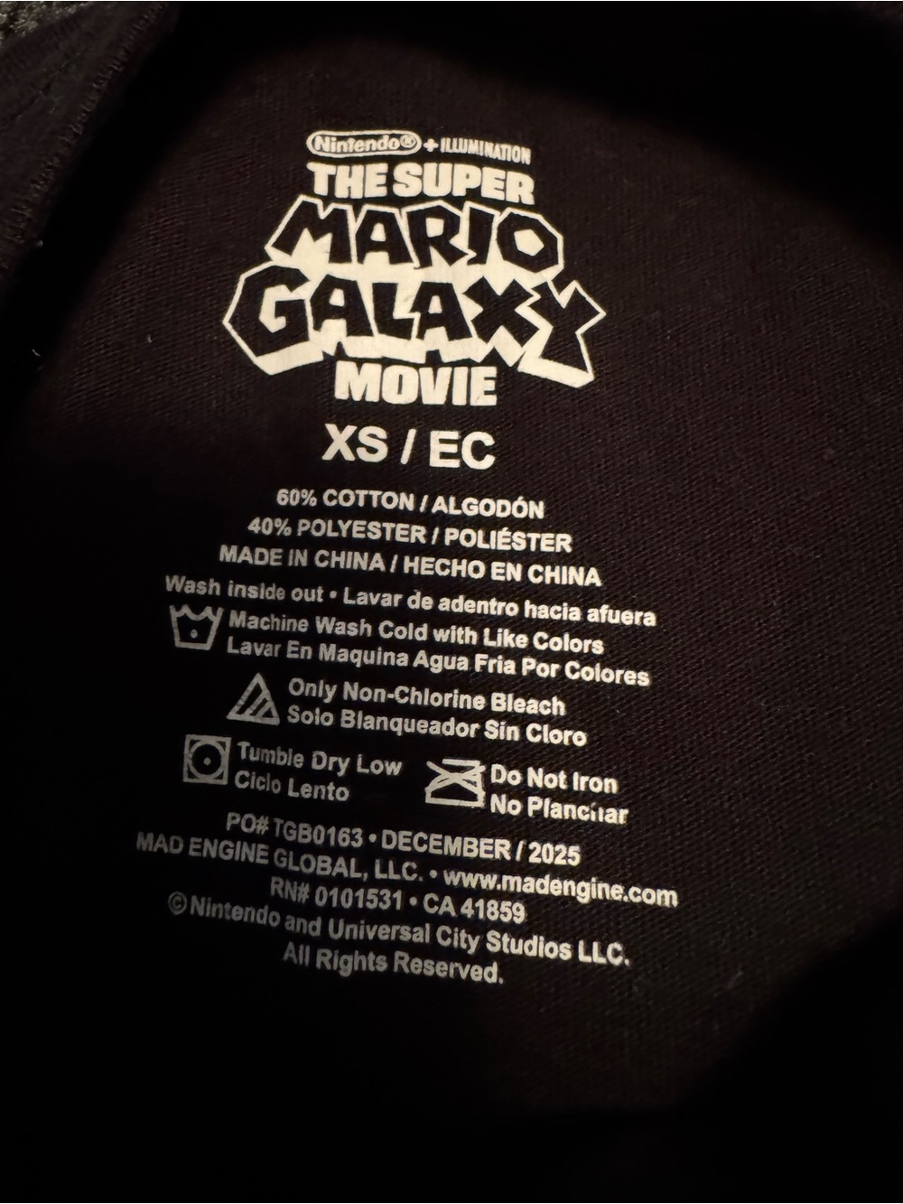 Nintendo Boys Bowser & Bowser Jr. Muscle Tank Top Super Mario Galaxy Movie Black - Picture 2 of 3